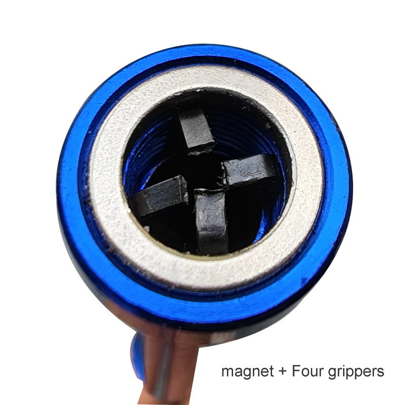 Mangueira dobrável da máquina desbastadora flexível magnética da Quatro-garra da ferramenta do grabber com luzes do diodo emissor de luz