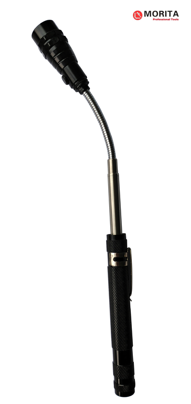 Lanterna elétrica magnética telescópica com 3 do ímã ajustável da liga de alumínio das lâmpadas 360-Degree do diodo emissor de luz comprimento principal 550mm