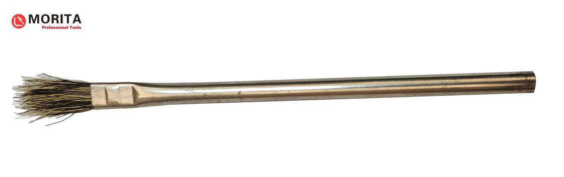 Cerda ácida Tin Handle Flux Brushes Length da crina das escovas 165mm 25mm por muito tempo pela crina larga de 9mm para a casa da oficina