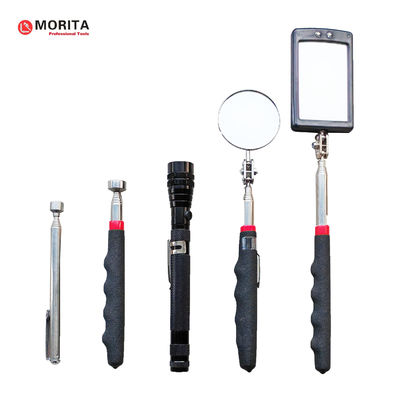 comprar Grabber Tool set ferramentas de encanamento pegar LED luzes espelhos telescópicos lanterna prateada preto online manufacture