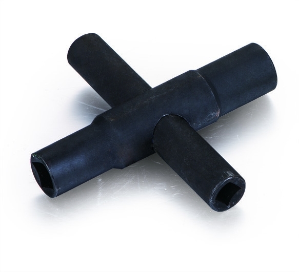 Ferramentas de encanamento 4 Way Sillcock Key 4 Chaves de chave de engrenagem Dimensões-1/4??, 9/32??, 5/16??, 11/32?? (1 pacote) Aço inoxidável