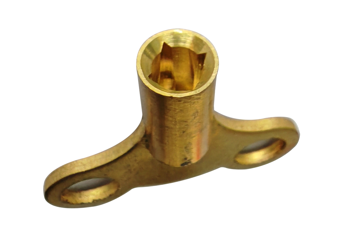 Sangrador de bronze contínuo do radiador da chave de bronze do sangramento que cabe a maioria de sistemas de aquecimento do radiador no Reino Unido.