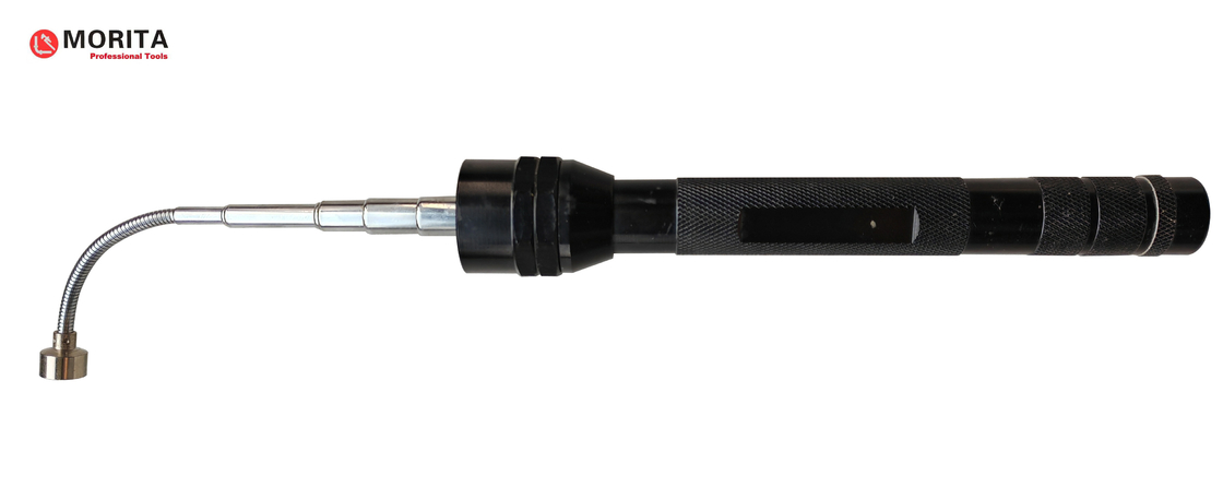 Ferramentas de encanamento Lâmpada elétrica magnética telescópica com 6 lâmpadas LED 360 graus ajustável pescoço macio Liga de alumínio 640mm