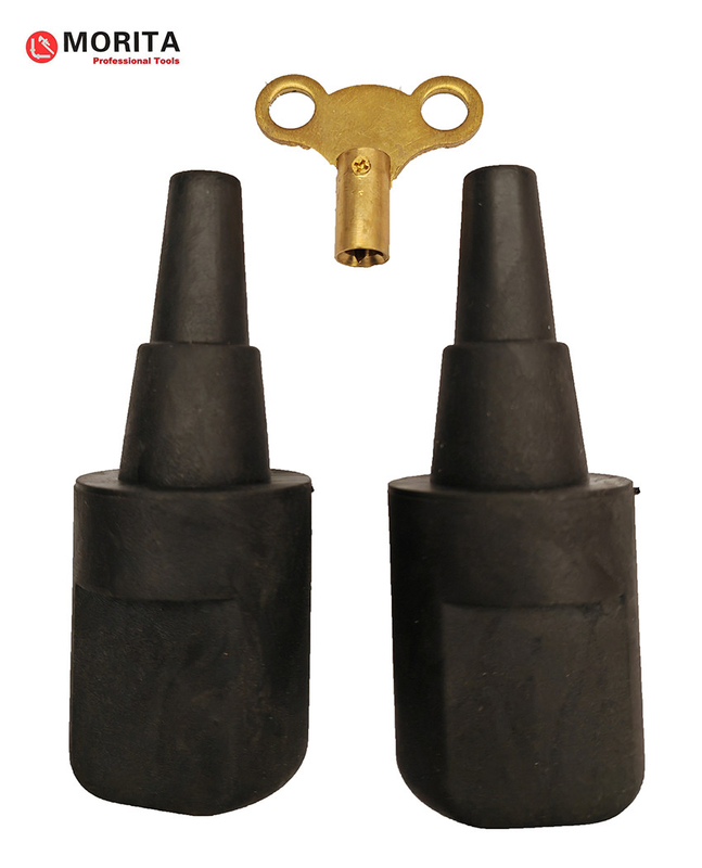 Ferramentas de encanamento Kit de Troca de válvulas de radiador 3 Pce 2 Buns de borracha e 1 chave de sangramento de latão preto amarelo Para trocar radiador