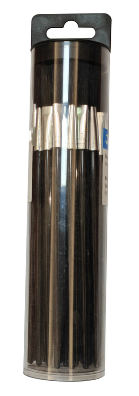 Pincel de fluxo manuseio de plástico ferramentas de encanamento conjunto de borracha comprimento de plástico 195mm aplicando fluxo ou cola em juntas e fios