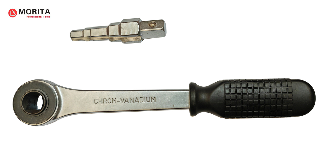 Chave de tubulação Radiador Ratchet Spanner Set Cr-V aço comprimento 270mm / 10,5 " 2 em 1 cabeça