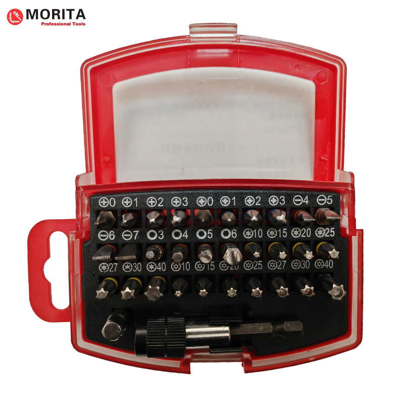 Servidor de fenda e conector 32 peças S2/CR-V aço S2 material é ideal para brocas a motor e impulsionadores de impacto