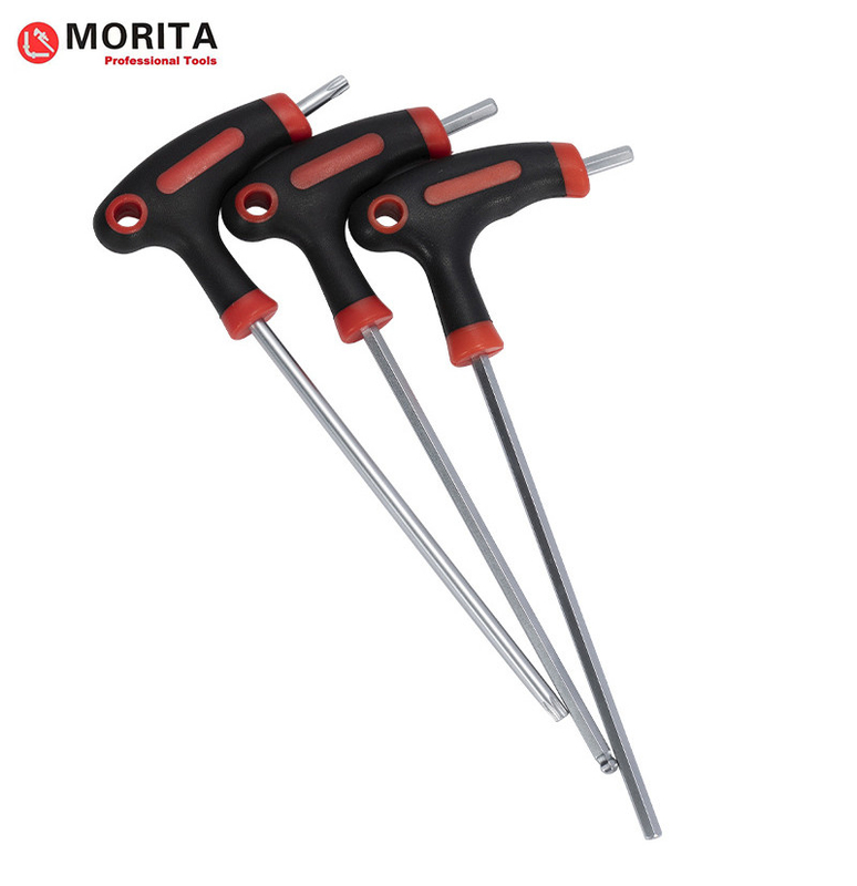 chave de chave Allen CR-V aço com ranhuras Phillips Pozi And Torx Design extra longo Torção forte